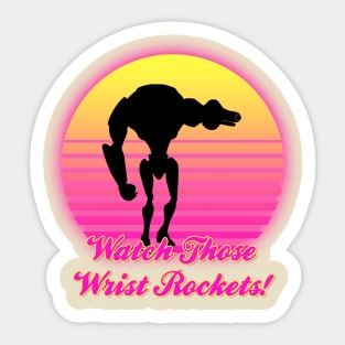 Retro Rockets! Sticker